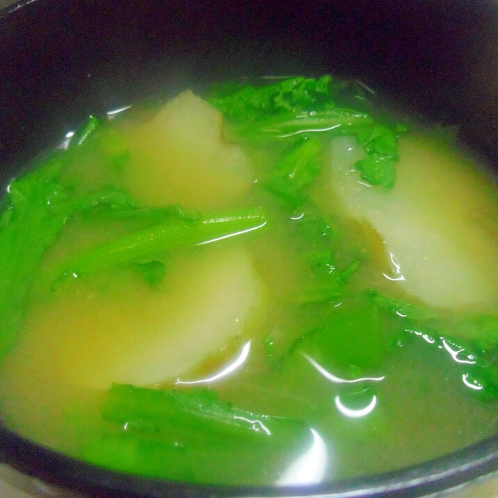 菊芋の味噌汁